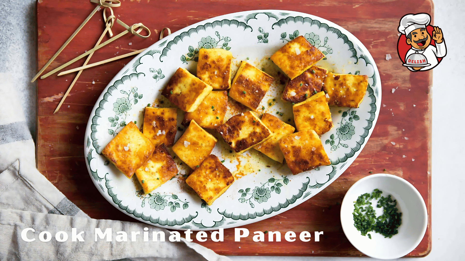 Cook Marinated Paneer