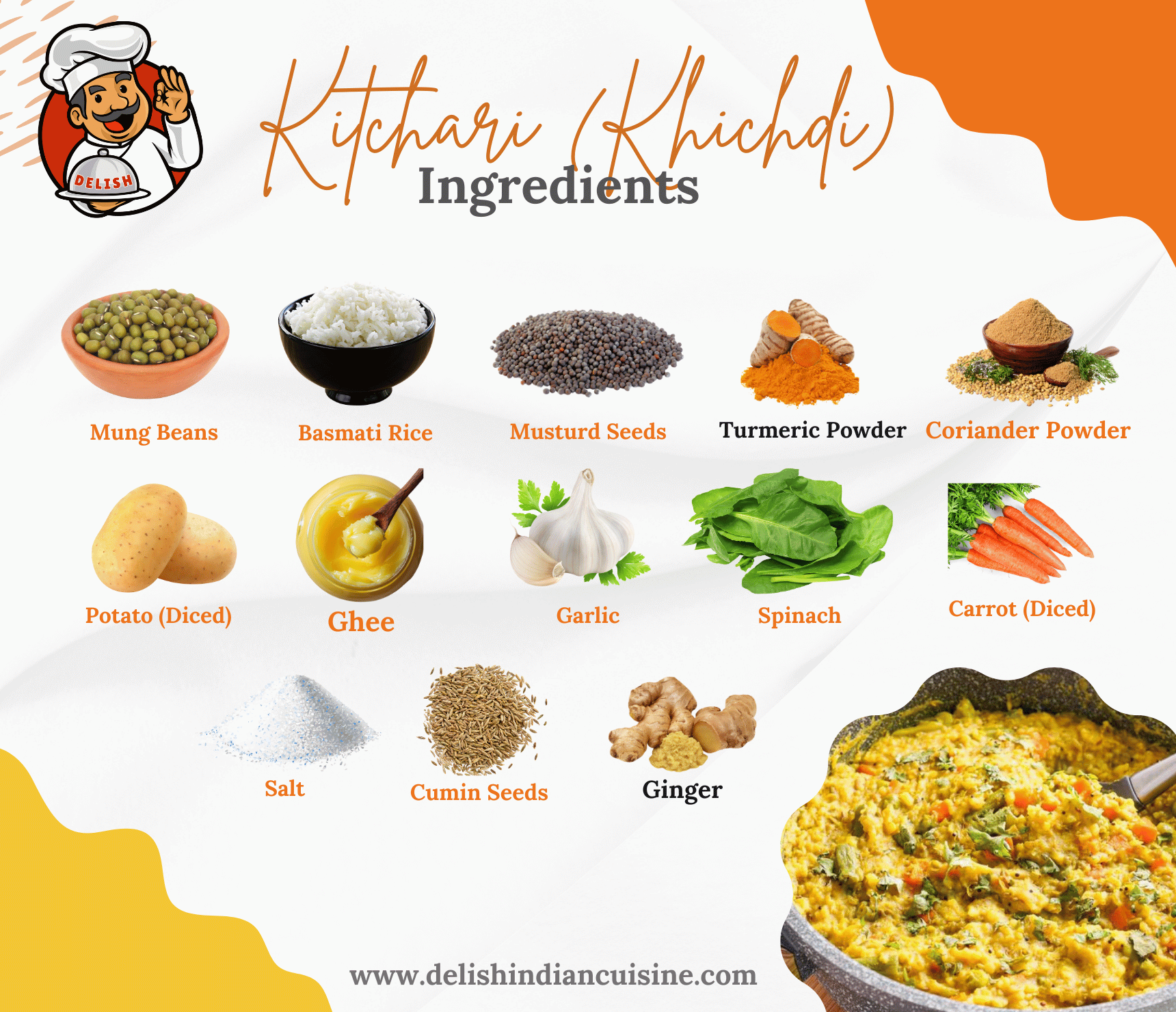 Kitchari Ingredients