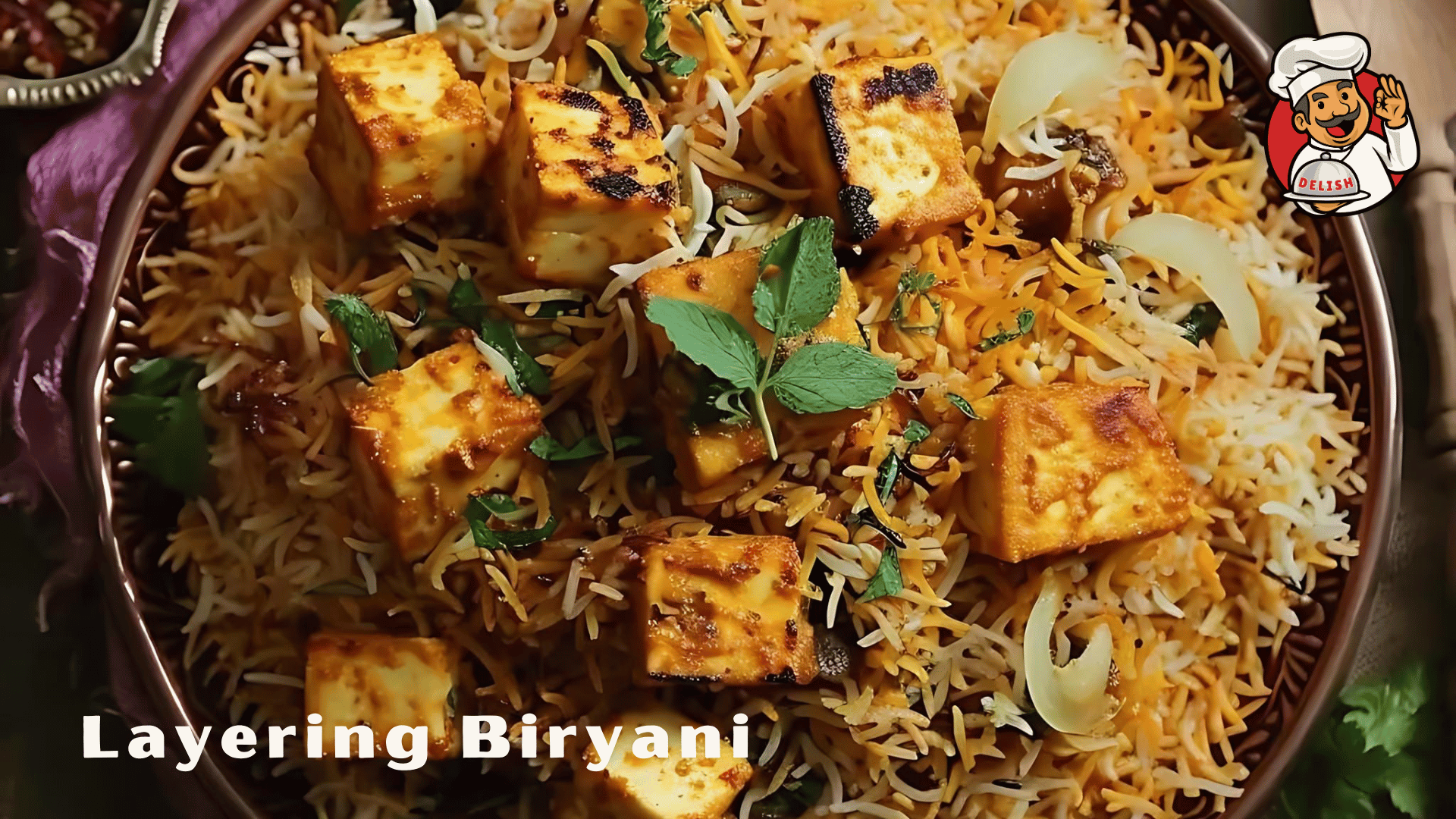 Layering Biryani