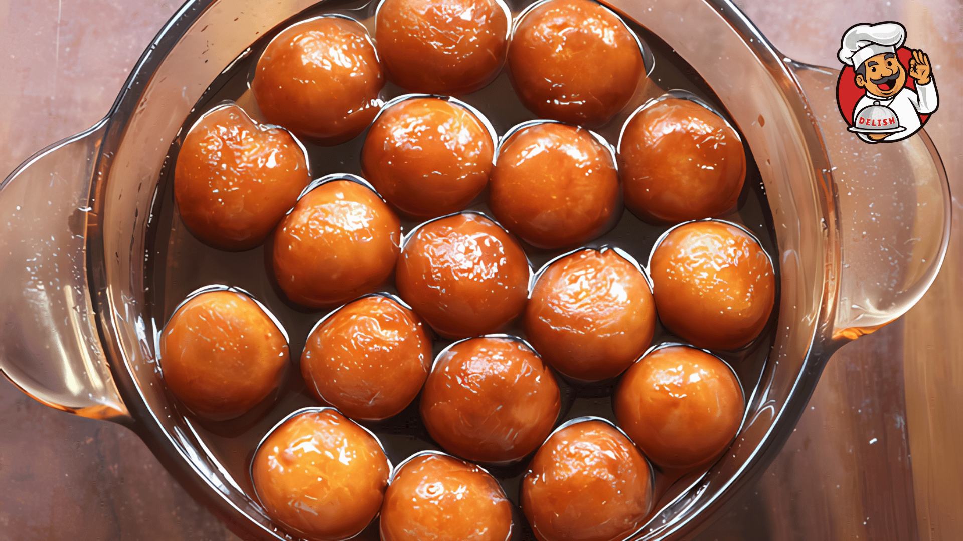 Soak the Gulab Jamuns